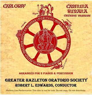 Orff Carmina Burana CD cover