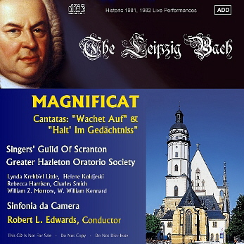 Bach Magnificat CD cover